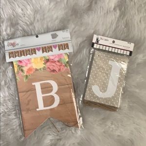 Gorgeous New Bride to Be and Just Married Banners!